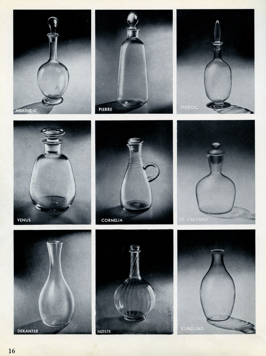 HADELAND GLASSVERK – OMFANGSRIK PRODUKTKATALOG FRA 1955 – Mats Linder