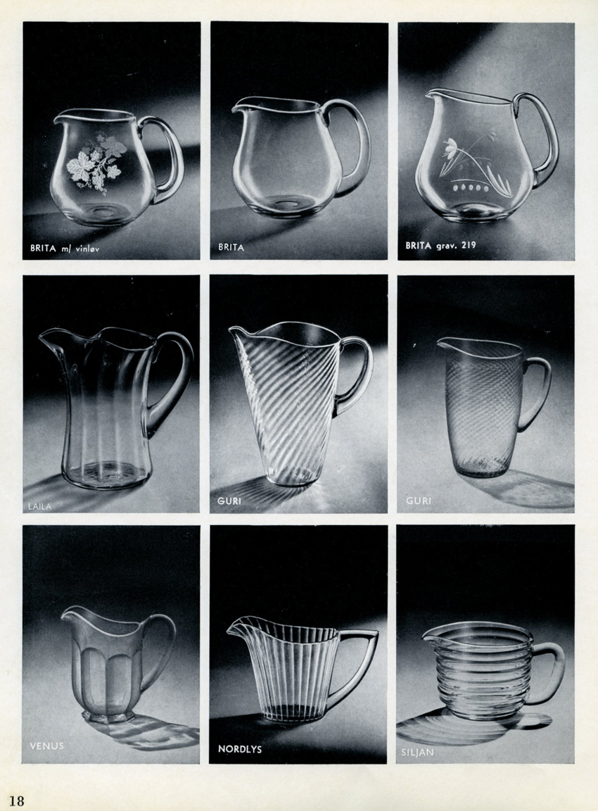 HADELAND GLASSVERK – OMFANGSRIK PRODUKTKATALOG FRA 1955 – Mats Linder