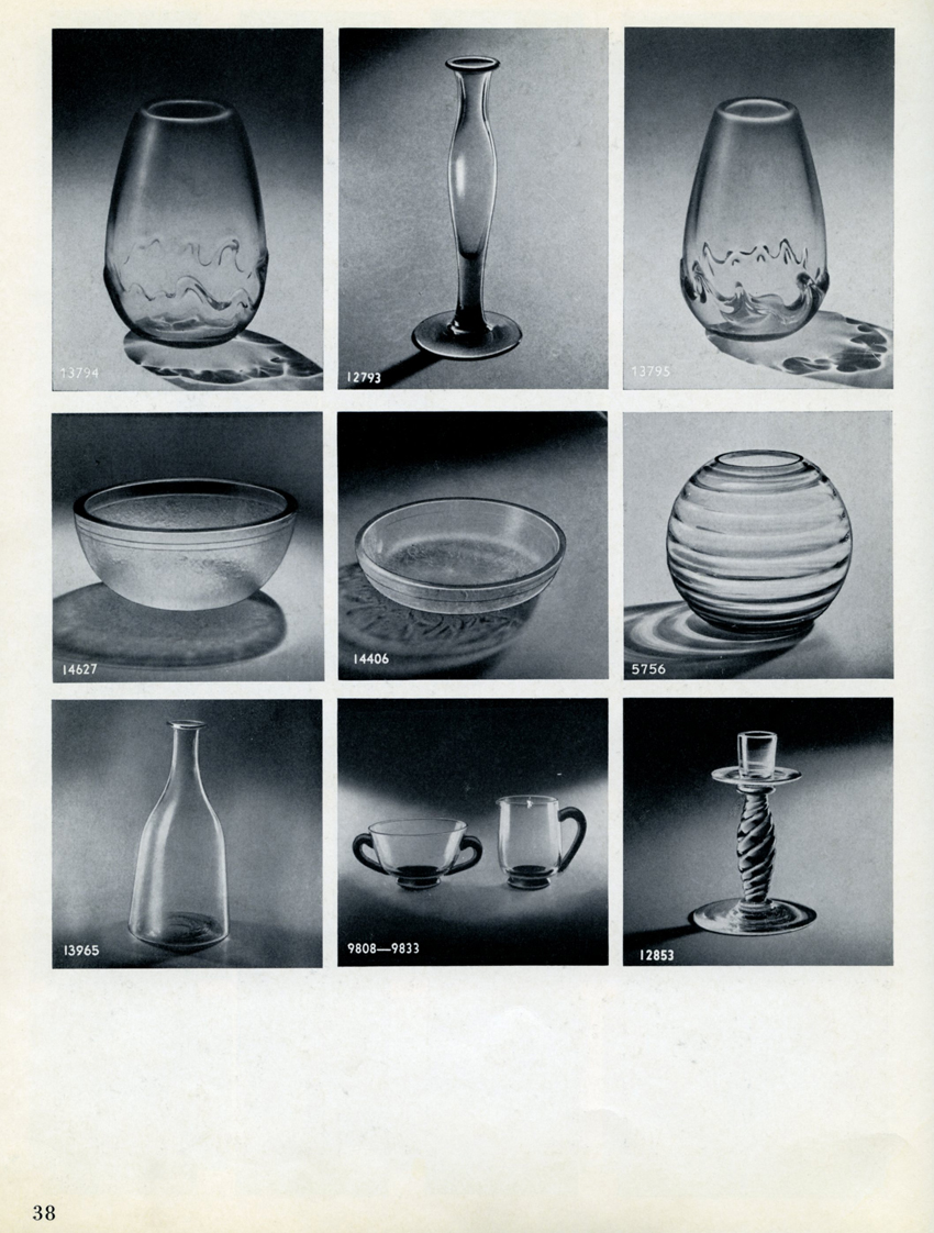 HADELAND GLASSVERK – OMFANGSRIK PRODUKTKATALOG FRA 1955 – Mats Linder