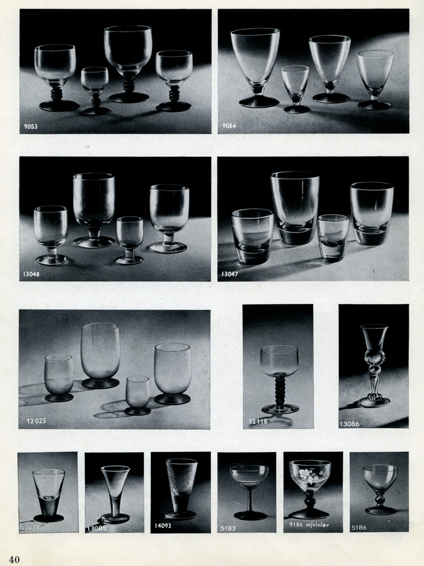 HADELAND GLASSVERK – OMFANGSRIK PRODUKTKATALOG FRA 1955 – Mats Linder