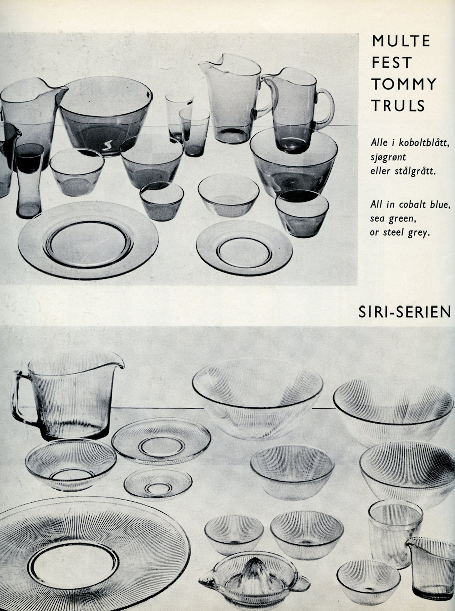 HADELAND GLASSVERK – PRODUKTKATALOG FRA 1965 – Mats Linder