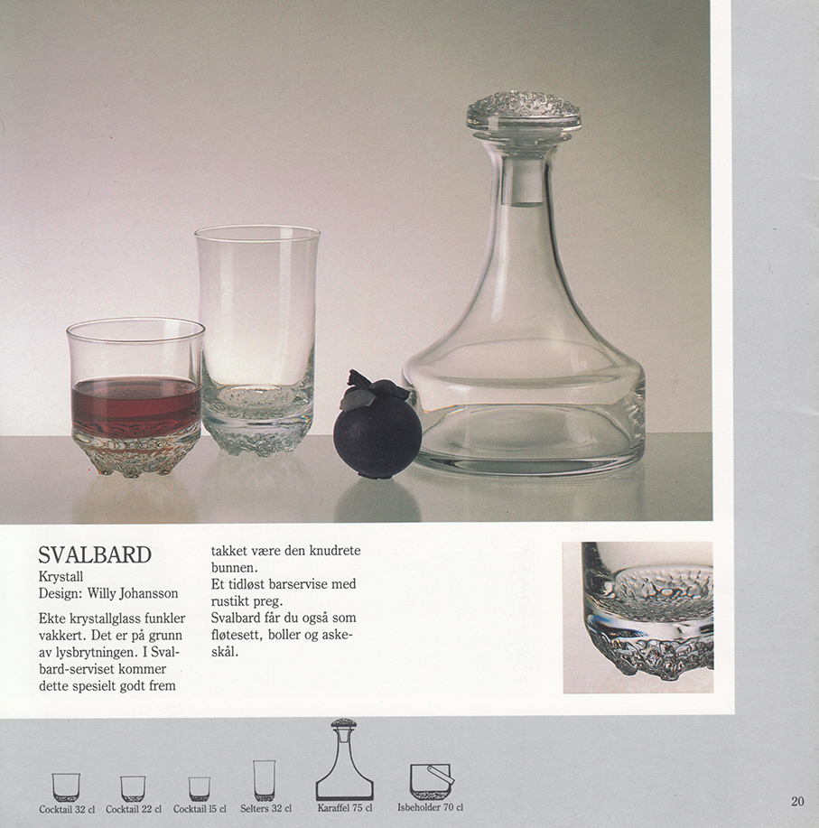 HADELAND GLASSVERK – VINGLASS OG BARGLASS – Mats Linder